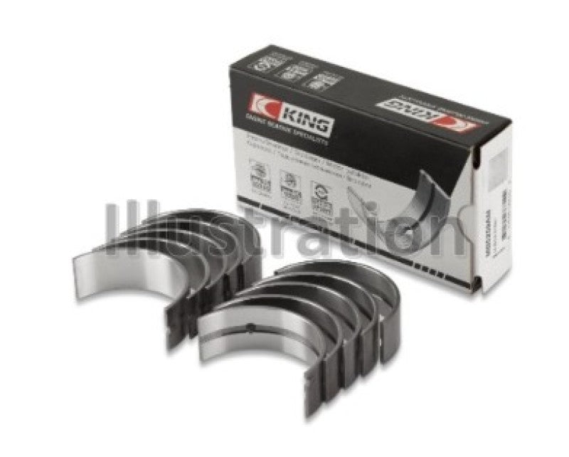King Engine Bearings Mazda FS-DE L4/FP L4/FS L4 DOHC 16 Valve Main Bearing Set - Size STD