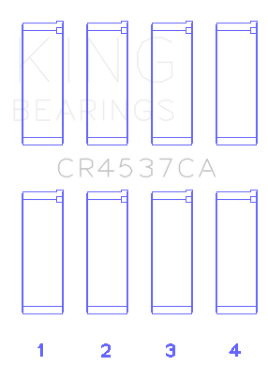 King Engine Bearings Mini Cooper S/Cooper S Conv/Works W10B16A Rod Bearing Set - Size STD