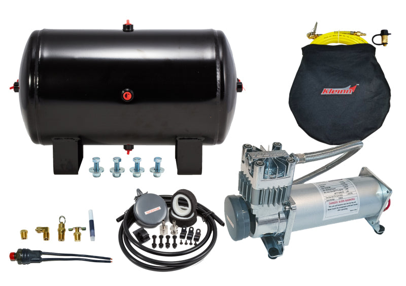 Kleinn Air System w/ 150 PSI Waterproof/ 100 Percent Duty Cycle Air Compressor / 5.0 gal Air Tank